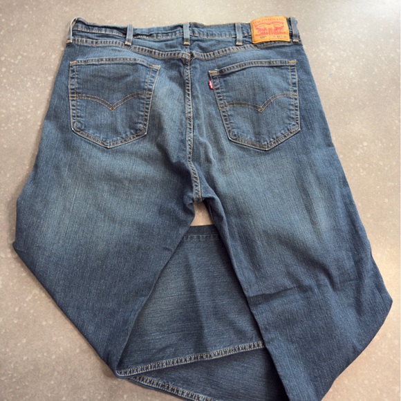 Levi's Men's Straight Jeans - Indigo - Picture 5 of 9